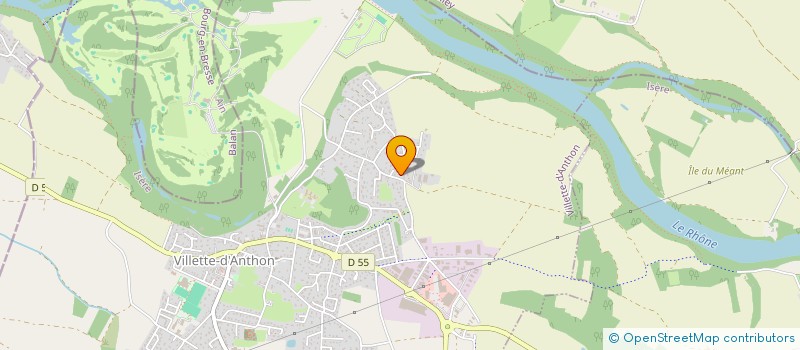 localisation de l'entreprise MADAME KARINE SALLES  VILLETTE-D'ANTHON