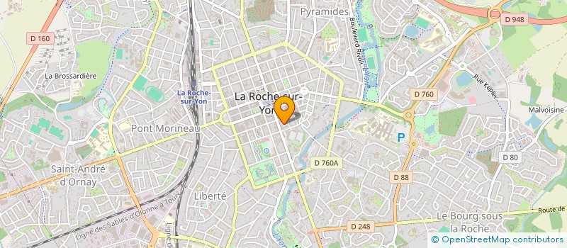 localisation de l'entreprise MADAME KARINE SAMSON à LA ROCHE-SUR-YON