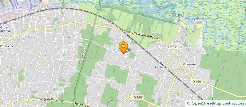 localisation de l'entreprise MADAME KARINE SANCHEZ à GUJAN-MESTRAS