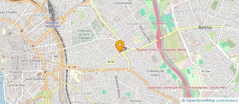 localisation de l'entreprise MADAME KARINE SANCHEZ à TOULOUSE