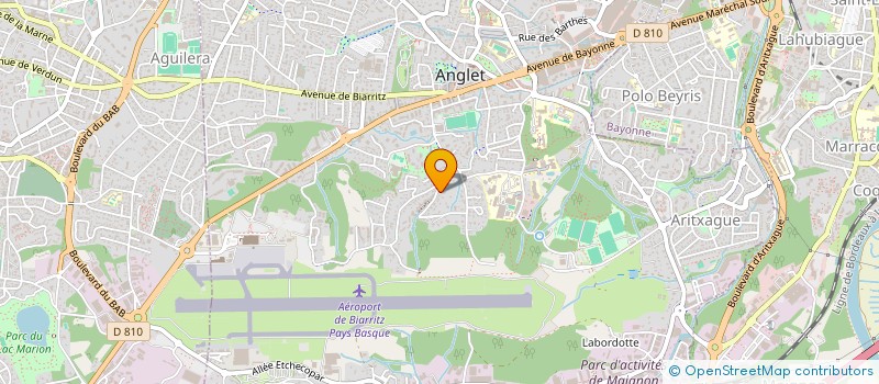 localisation de l'entreprise MADAME KARINE SANSEMAT  ANGLET