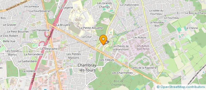 localisation de l'entreprise MADAME KARINE SAUTRON  CHAMBRAY-LES-TOURS