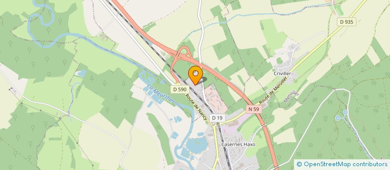 localisation de l'entreprise MADAME KARINE SCHAEFFER  BACCARAT