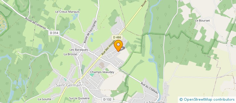 localisation de l'entreprise MADAME KARINE SCHAEFFER  SAINT-GERMAIN