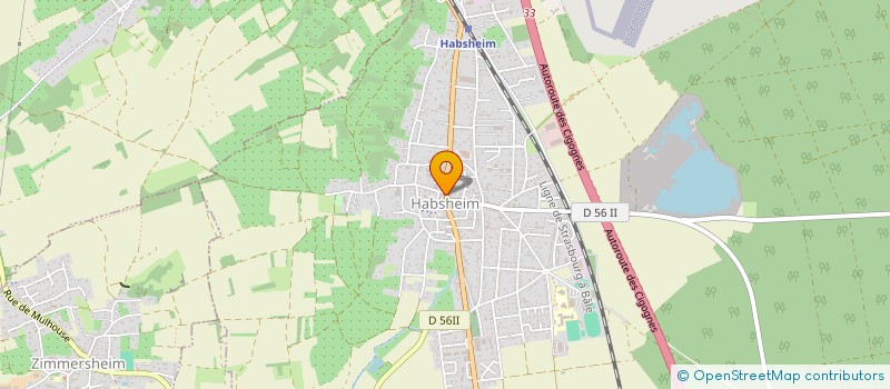 localisation de l'entreprise MADAME KARINE SCHLEGEL  HABSHEIM