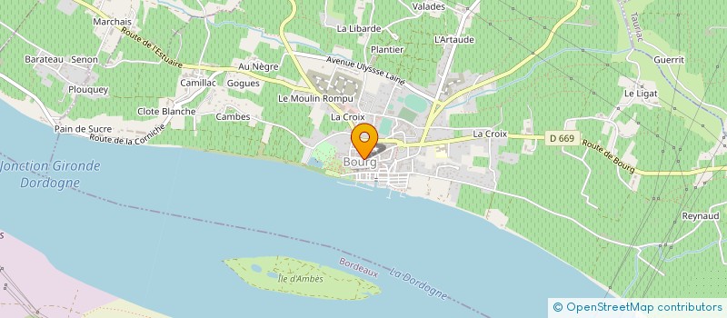 localisation de l'entreprise MADAME KARINE SEGUIN  BOURG