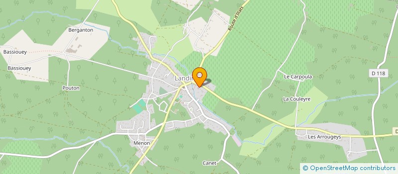 localisation de l'entreprise MADAME KARINE SERS  LANDIRAS