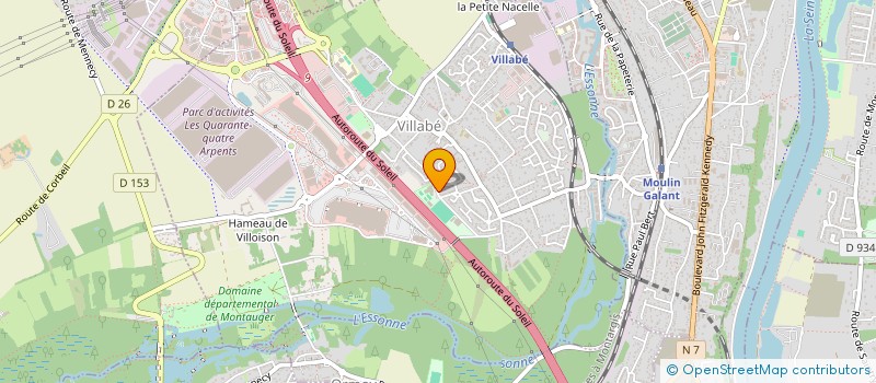 localisation de l'entreprise MADAME KARINE SEVILLANO  VILLABE