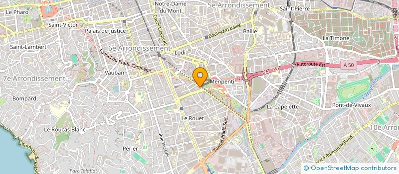 localisation de l'entreprise MADAME KARINE SILVA  MARSEILLE