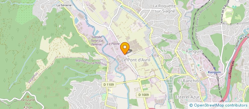 localisation de l'entreprise MADAME KARINE SIMONDI LOGIER à LA ROQUETTE-SUR-SIAGNE