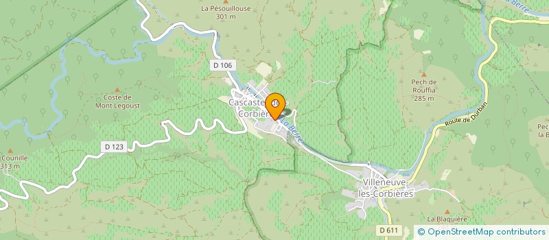 localisation de l'entreprise MADAME KARINE SIVANADARAJAN  CASCASTEL-DES-CORBIERES