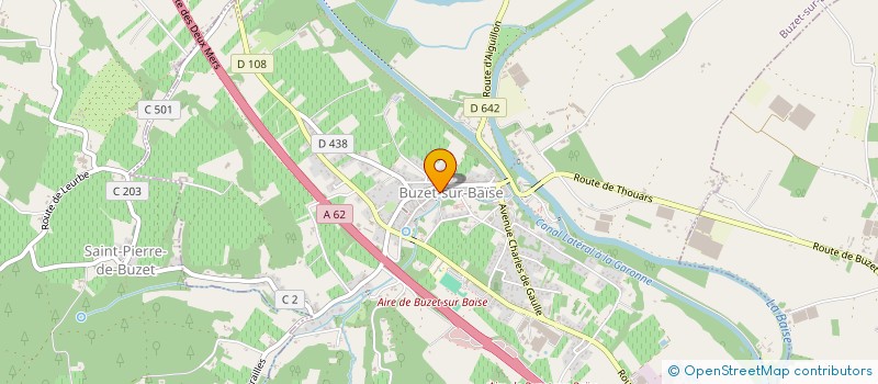 localisation de l'entreprise MADAME KARINE SOLER  BUZET-SUR-BAISE