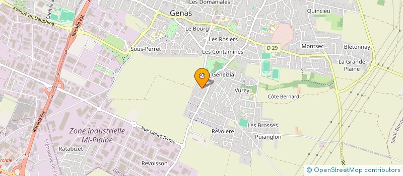 localisation de l'entreprise MADAME KARINE SOLTANE  GENAS