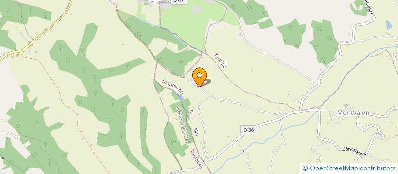 localisation de l'entreprise MADAME KARINE SOULIE  MONTVALEN