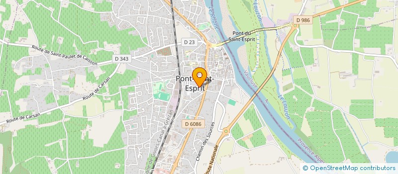 localisation de l'entreprise MADAME KARINE STIPA  PONT-SAINT-ESPRIT