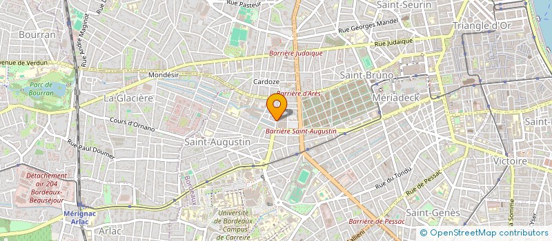 localisation de l'entreprise MADAME KARINE SZABO  BORDEAUX