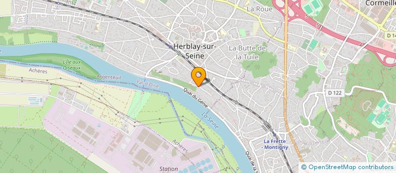 localisation de l'entreprise MADAME KARINE TACHOIRES  HERBLAY-SUR-SEINE