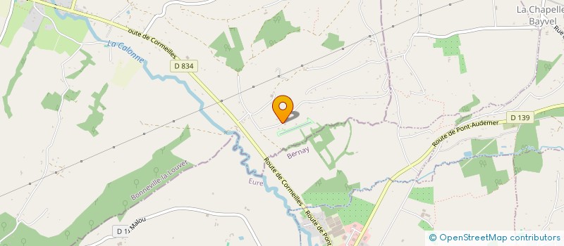 localisation de l'entreprise MADAME KARINE TAHUREL  BONNEVILLE-LA-LOUVET