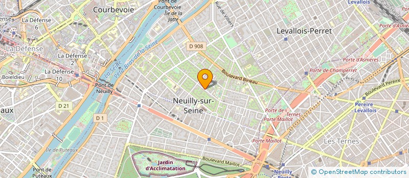 localisation de l'entreprise MADAME KARINE TALAMON à NEUILLY-SUR-SEINE