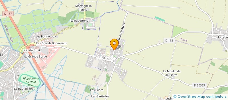 localisation de l'entreprise MADAME KARINE TALBOTIER  SAINT-VIVIEN