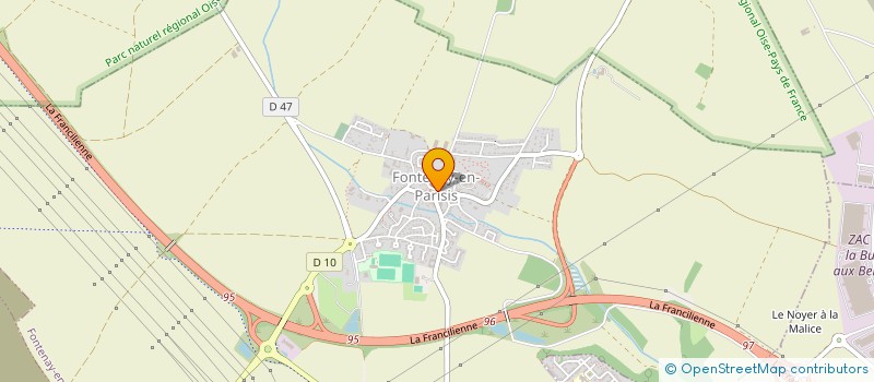 localisation de l'entreprise MADAME KARINE TAMPON  CHATENAY-EN-FRANCE