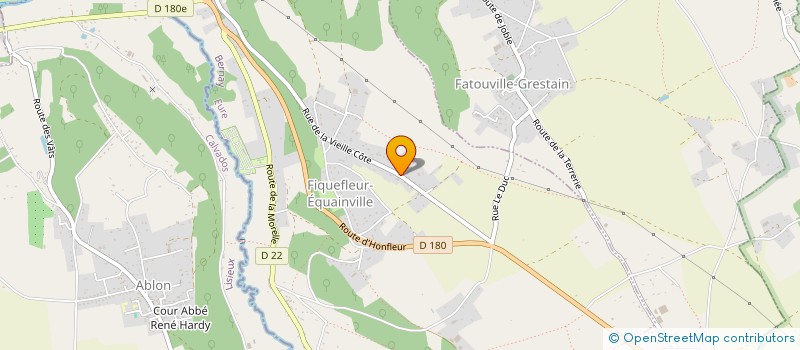 localisation de l'entreprise MADAME KARINE TASSET  FIQUEFLEUR-EQUAINVILLE