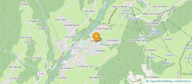 localisation de l'entreprise MADAME KARINE TECHENEY à HABERE-LULLIN