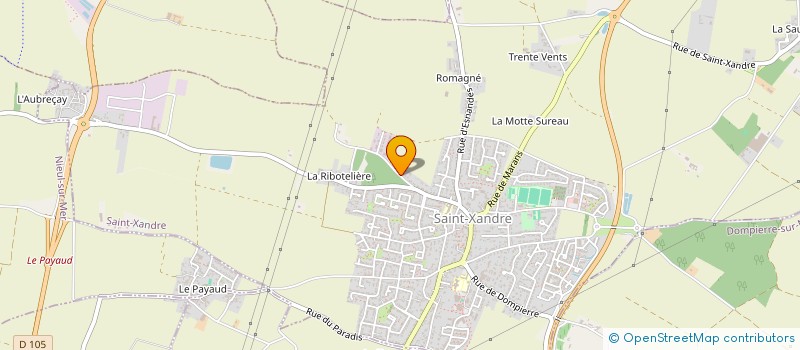 localisation de l'entreprise MADAME KARINE TEILLAUD  NIEUL-SUR-MER