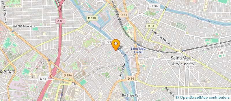 localisation de l'entreprise MADAME KARINE TERRADE  CRETEIL