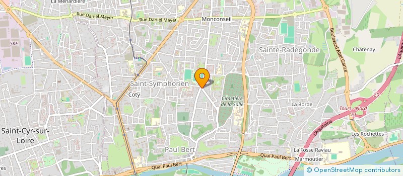 localisation de l'entreprise MADAME KARINE TESTU  TOURS