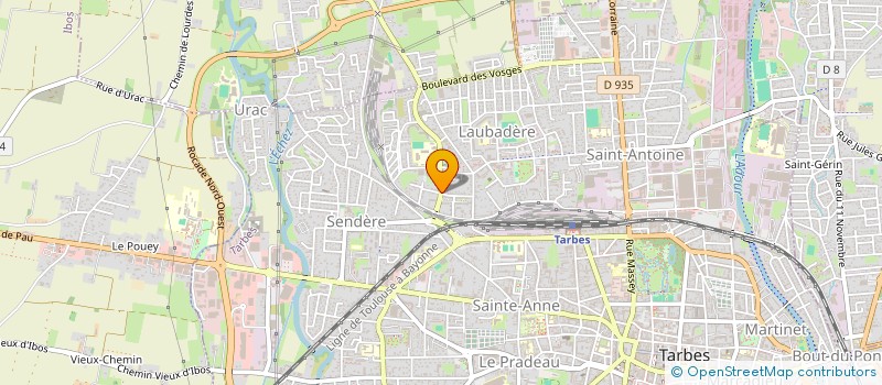 localisation de l'entreprise MADAME KARINE TEYSSEIRE  TARBES