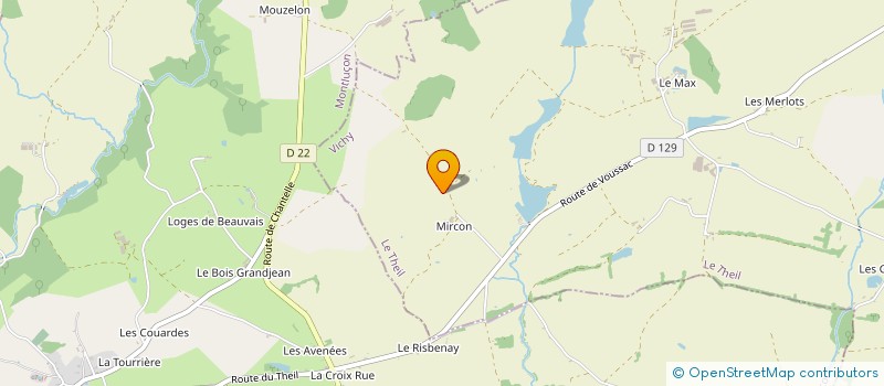 localisation de l'entreprise MADAME KARINE THAGOURNET  LE THEIL