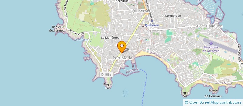 localisation de l'entreprise MADAME KARINE THEVEU à QUIBERON