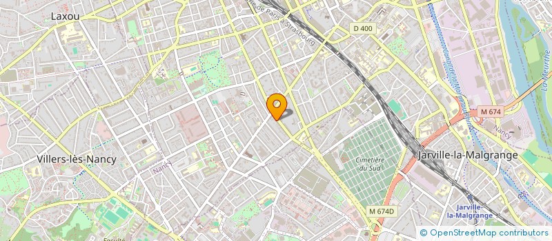 localisation de l'entreprise MADAME KARINE THIEBAUT  NANCY