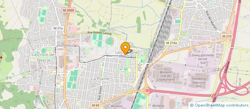 localisation de l'entreprise MADAME KARINE THIRION  CLERMONT-FERRAND