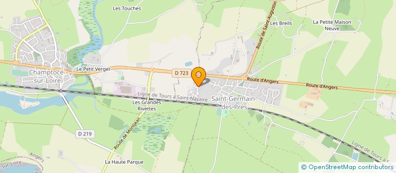 localisation de l'entreprise MADAME KARINE THOMAS  LA POSSONNIERE