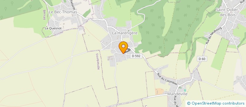 localisation de l'entreprise MADAME KARINE THOUMIRE  LA HARENGERE