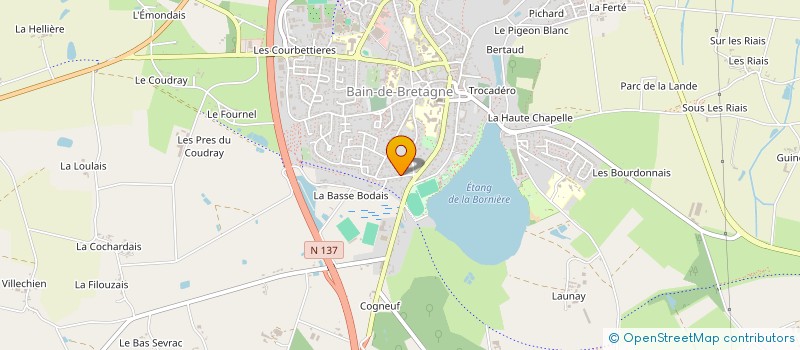 localisation de l'entreprise MADAME KARINE TIBERGHIEN à BAIN-DE-BRETAGNE