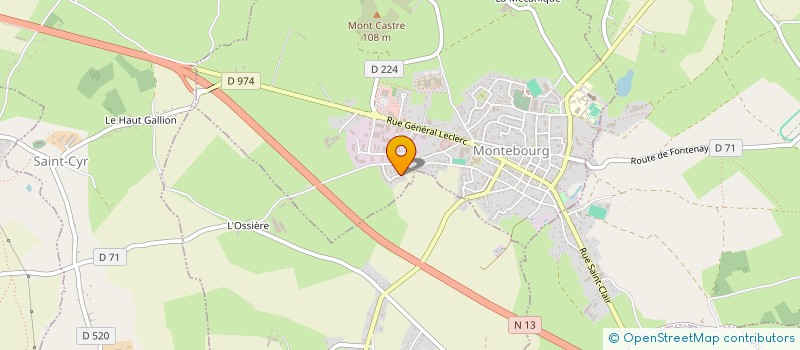 localisation de l'entreprise MADAME KARINE TRAVERT  MONTEBOURG