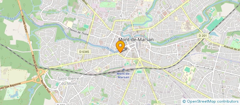 localisation de l'entreprise MADAME KARINE UNTERHALT  MONT-DE-MARSAN