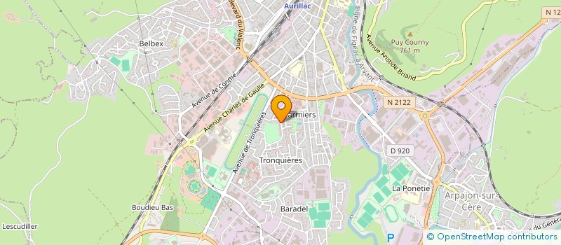 localisation de l'entreprise MADAME KARINE URIET à AURILLAC