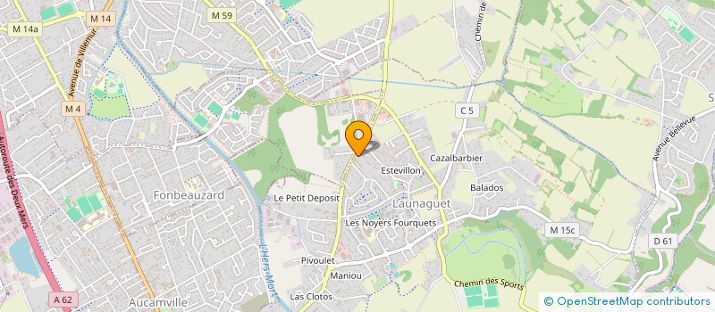 localisation de l'entreprise MADAME KARINE VALLE  LAUNAGUET