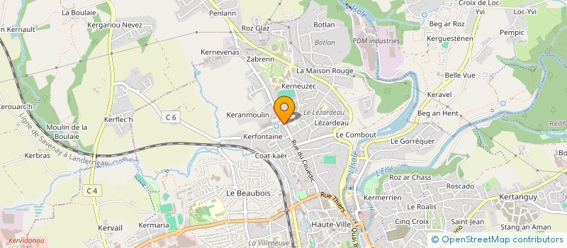 localisation de l'entreprise MADAME KARINE VANSOETERSTEDE  BANNALEC