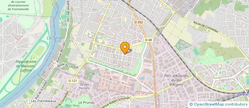 localisation de l'entreprise MADAME KARINE VARNIER  CORMEILLES-EN-PARISIS