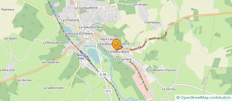 localisation de l'entreprise MADAME KARINE VENOT à TOUCY