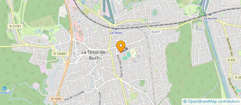 localisation de l'entreprise MADAME KARINE VERDON à LA TESTE-DE-BUCH