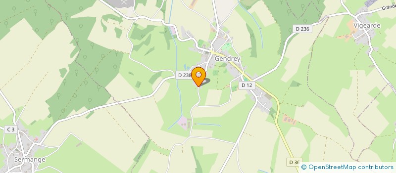 localisation de l'entreprise MADAME KARINE VERNIER  GENDREY