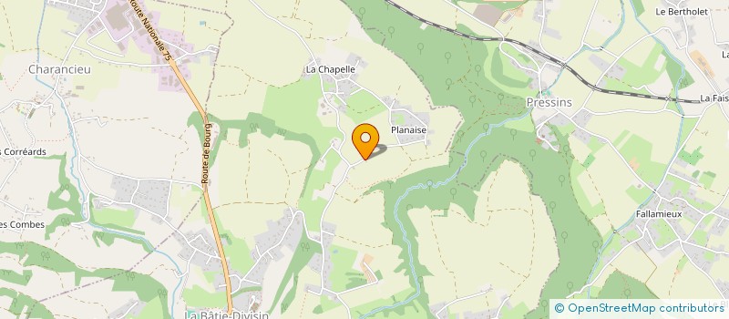 localisation de l'entreprise MADAME KARINE VIDONNE  LES ABRETS-EN-DAUPHINE