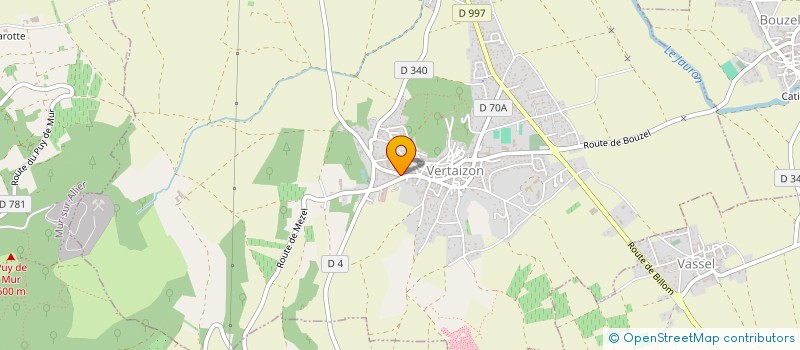 localisation de l'entreprise MADAME KARINE VIGIER  VERTAIZON