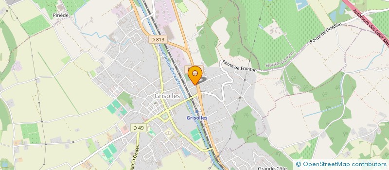 localisation de l'entreprise MADAME KARINE VIGNEAU  GRISOLLES